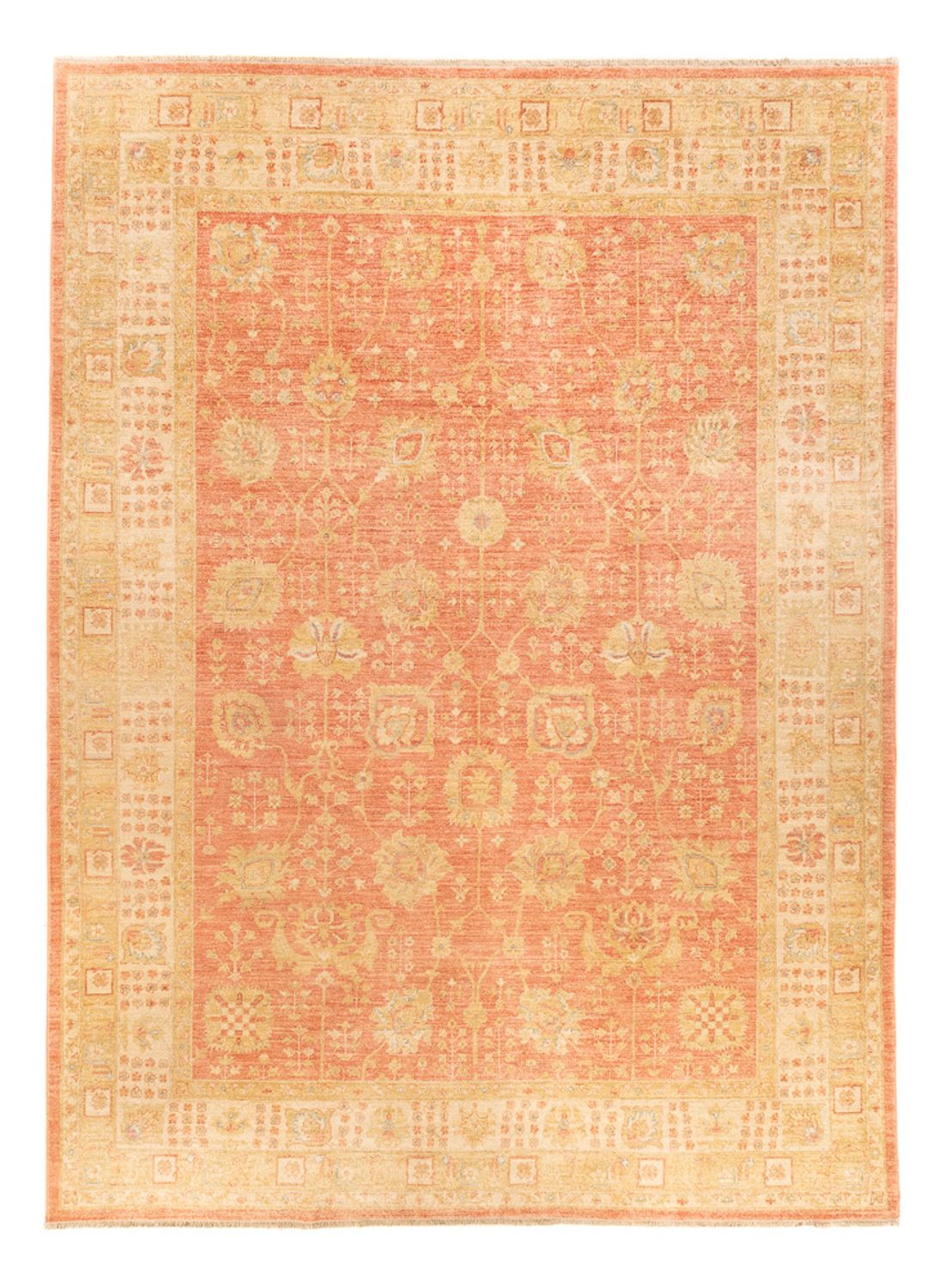 Alfombra Ziegler - 341 x 251 cm - rojo claro
