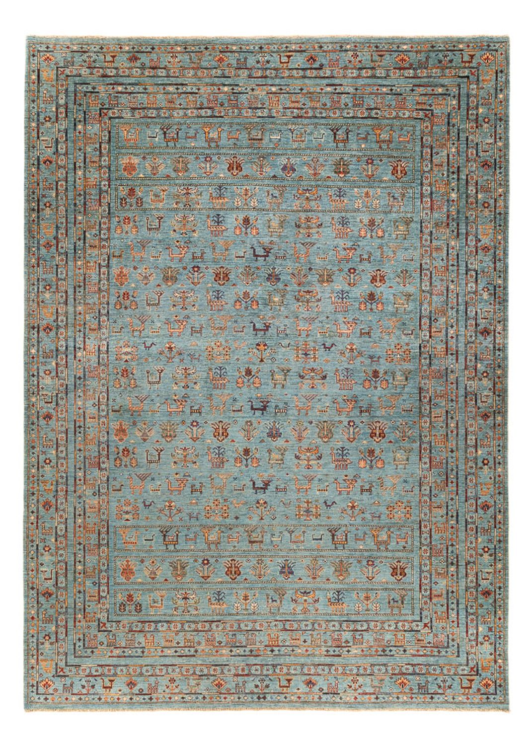 Alfombra Ziegler - Ariana - 341 x 246 cm - azul oscuro