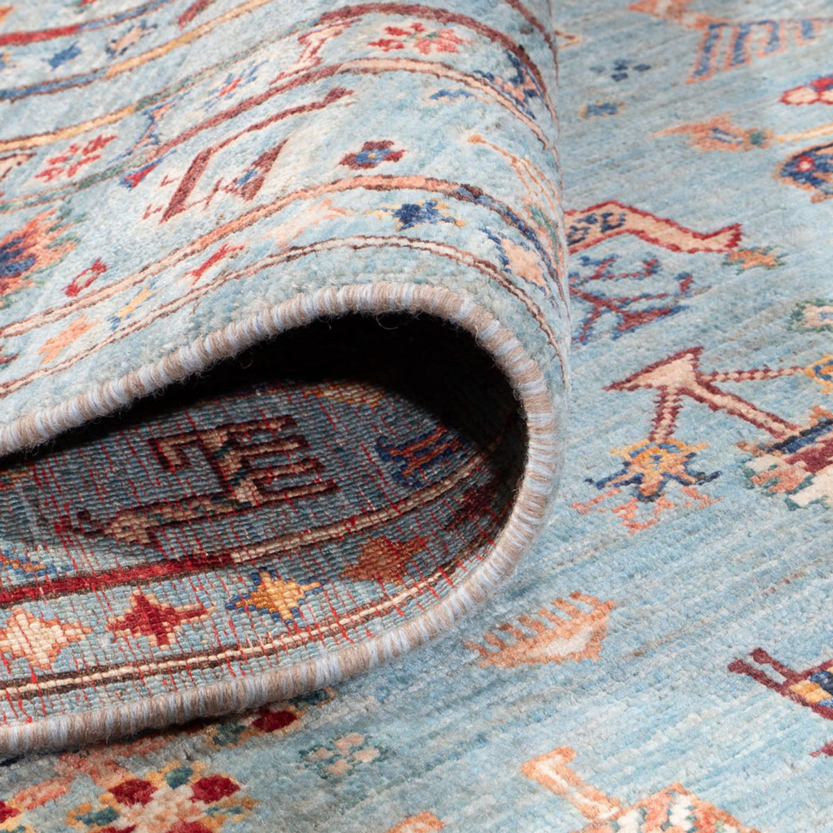 Alfombra Ziegler - Ariana - 341 x 246 cm - azul oscuro