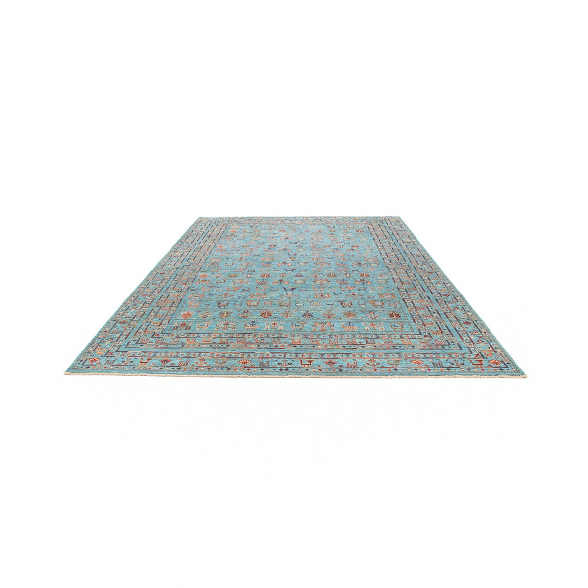 Alfombra Ziegler - Ariana - 341 x 246 cm - azul oscuro