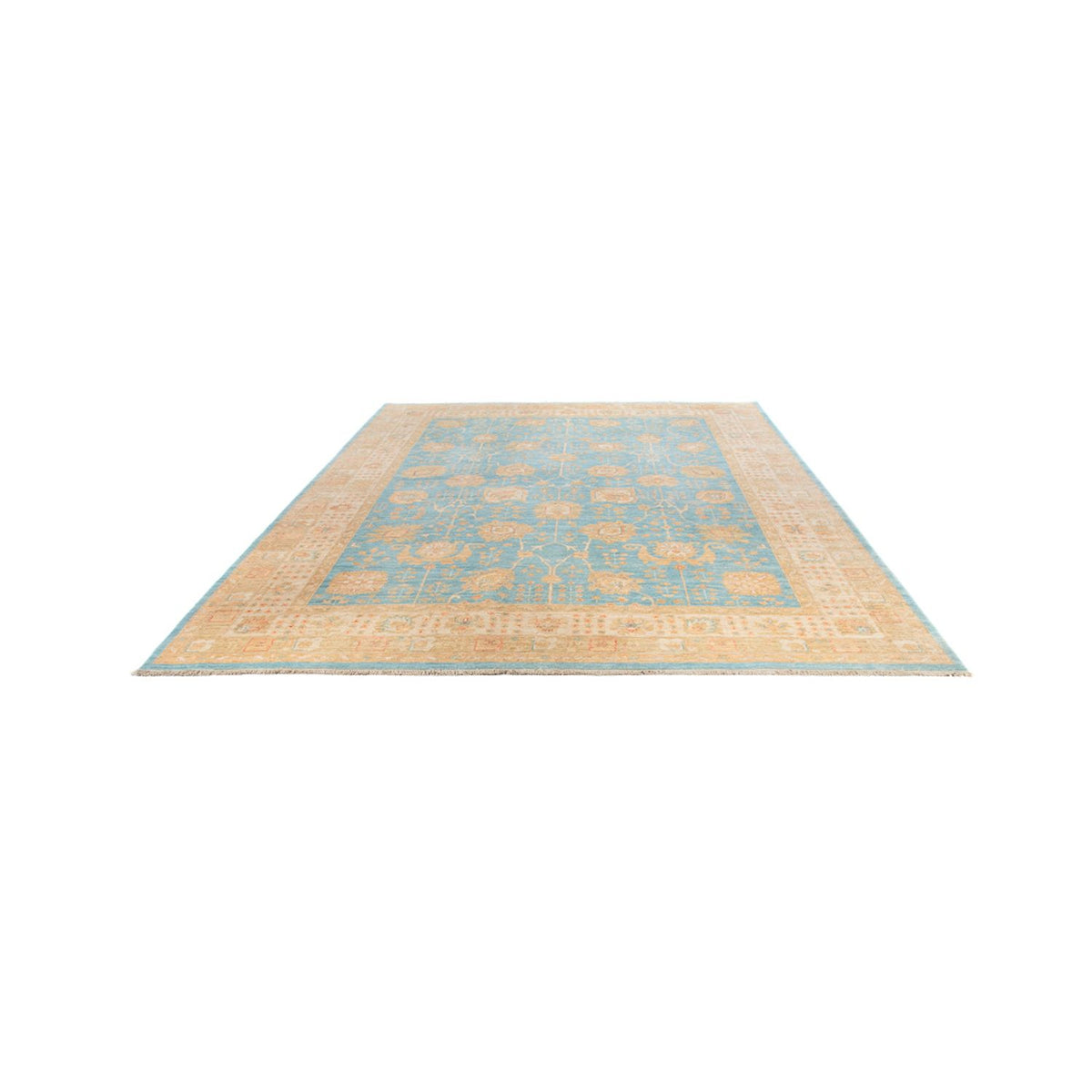 Alfombra Ziegler - 345 x 257 cm - azul claro