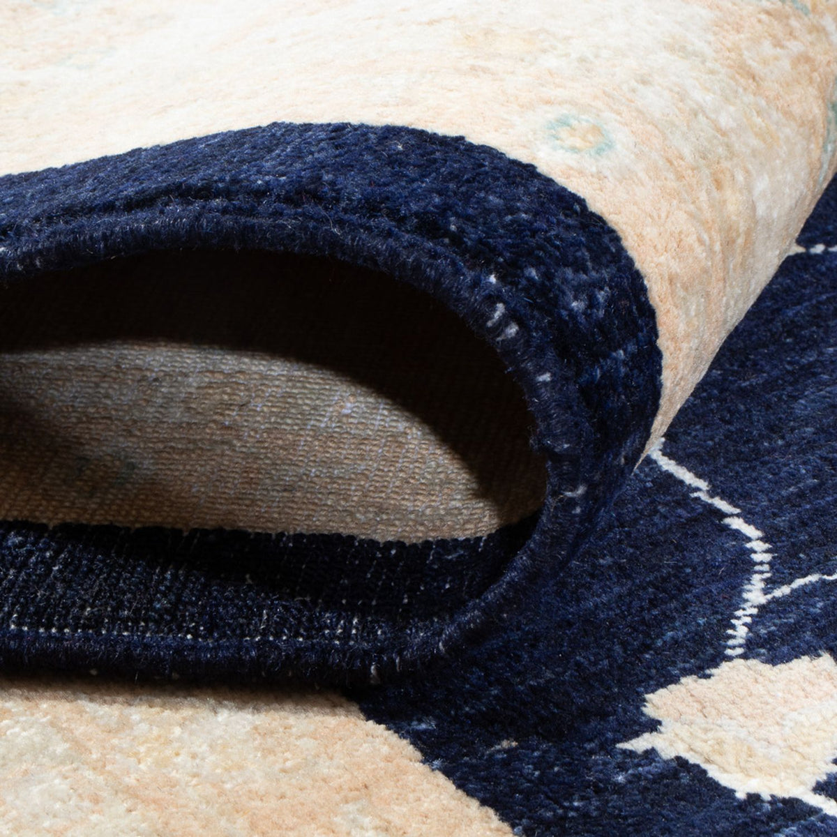 Alfombra Ziegler - 332 x 248 cm - azul oscuro