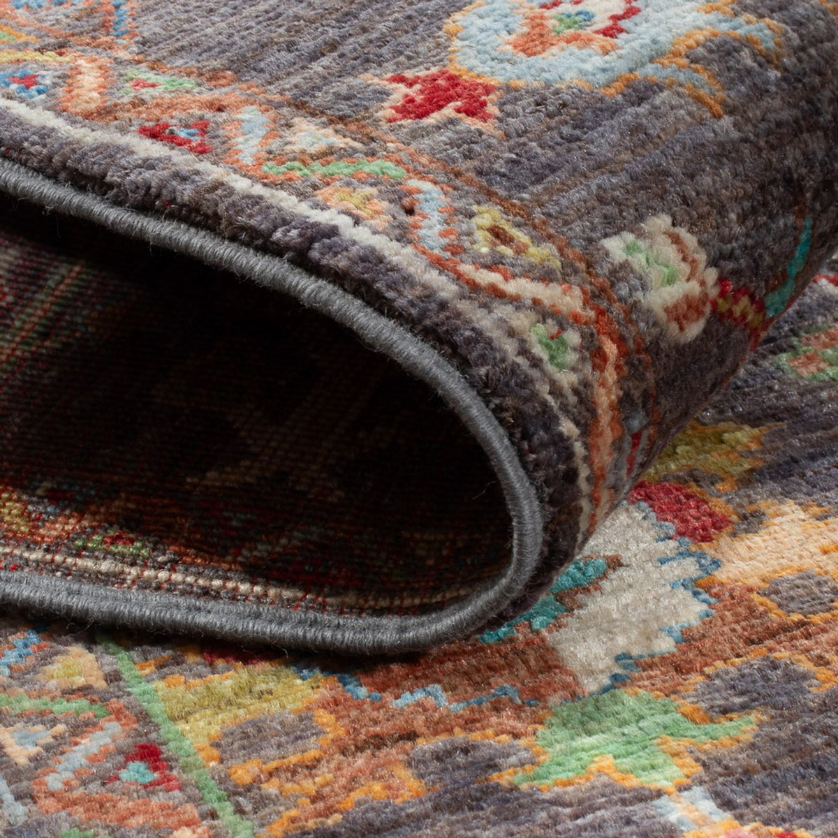 Alfombra Ziegler - Ariana - 178 x 125 cm - gris oscuro