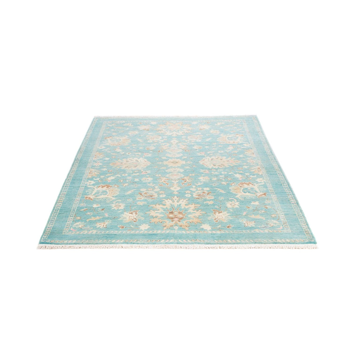 Alfombra Ziegler - Ariana - Real - 187 x 124 cm - azul claro