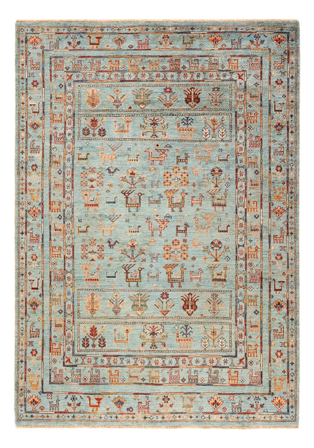 Alfombra Ziegler - Ariana - 208 x 148 cm - azul claro
