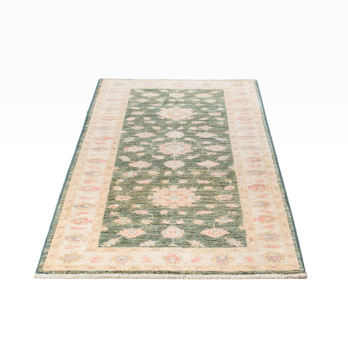Alfombra de pasillo Alfombra Ziegler - 197 x 77 cm - verde oliva