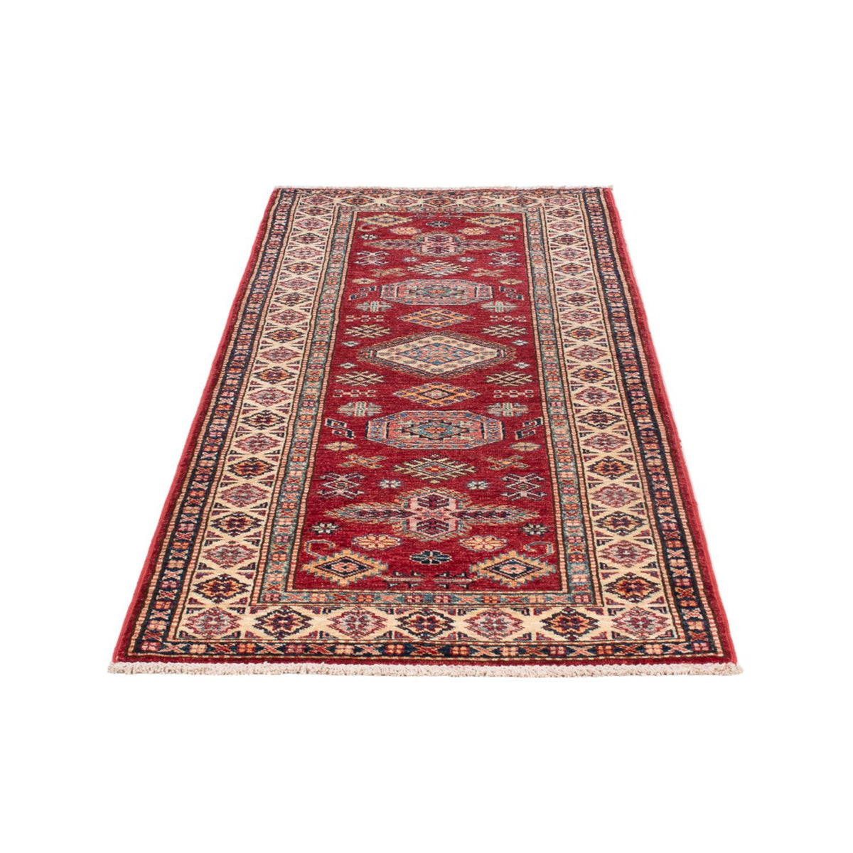 Alfombra de pasillo Alfombra Ziegler - Kazak - 210 x 76 cm - rojo