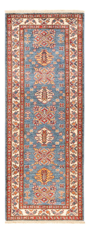 Alfombra de pasillo Alfombra Ziegler - Kazak - 200 x 76 cm - azul