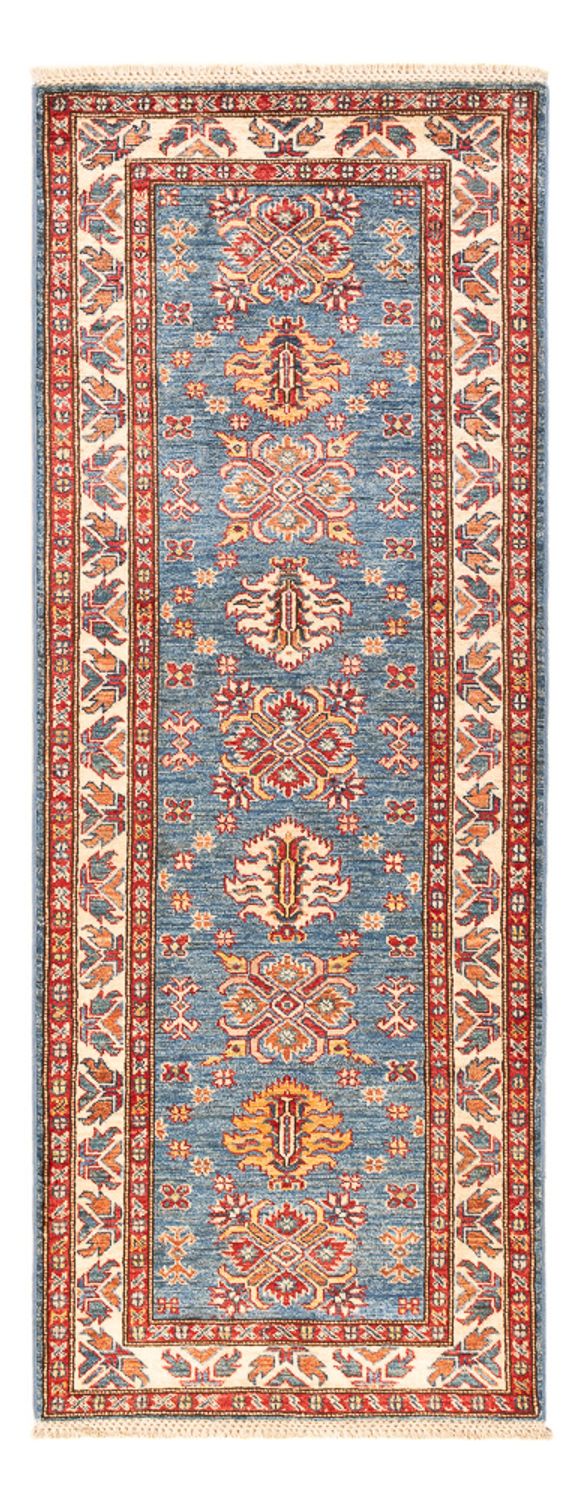 Alfombra de pasillo Alfombra Ziegler - Kazak - 200 x 76 cm - azul