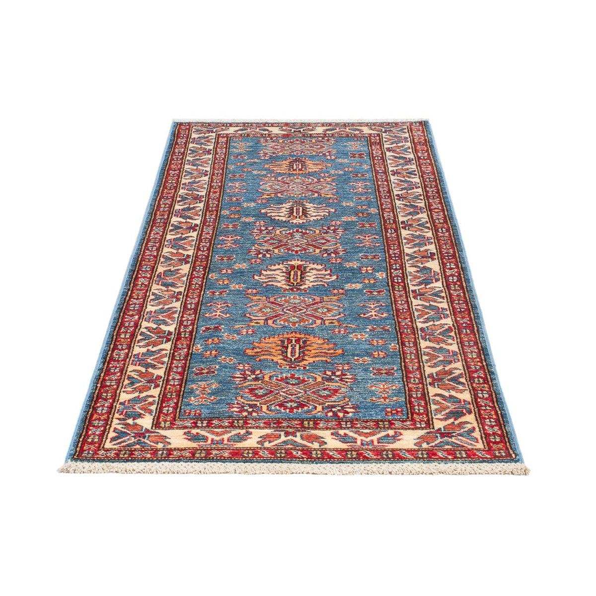 Alfombra de pasillo Alfombra Ziegler - Kazak - 200 x 76 cm - azul