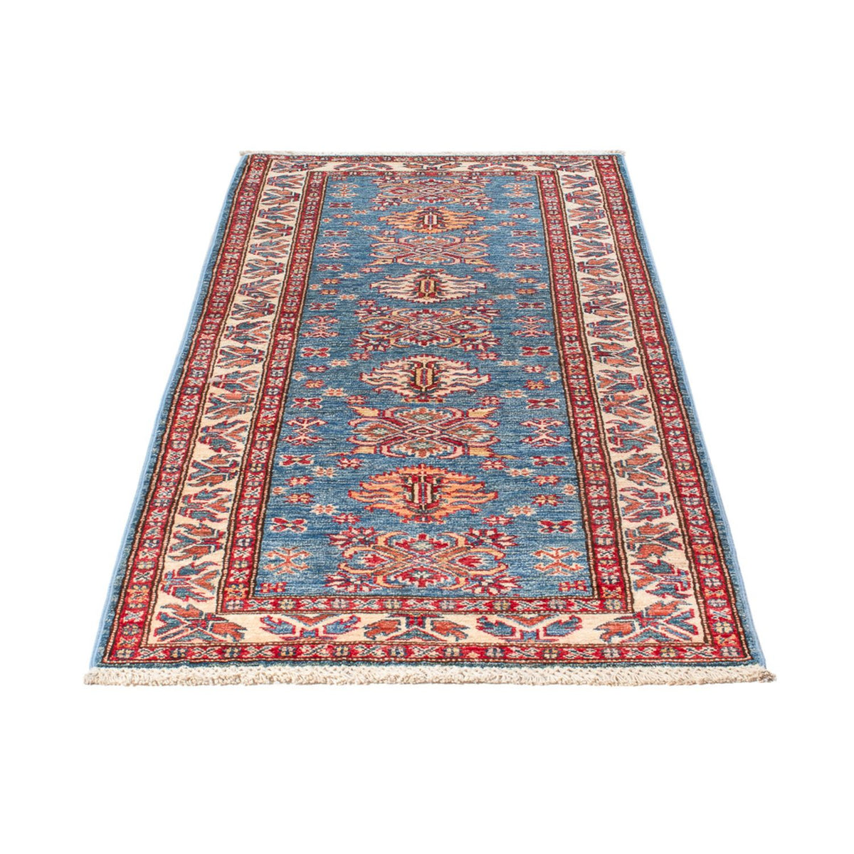 Alfombra de pasillo Alfombra Ziegler - Kazak - 202 x 72 cm - azul