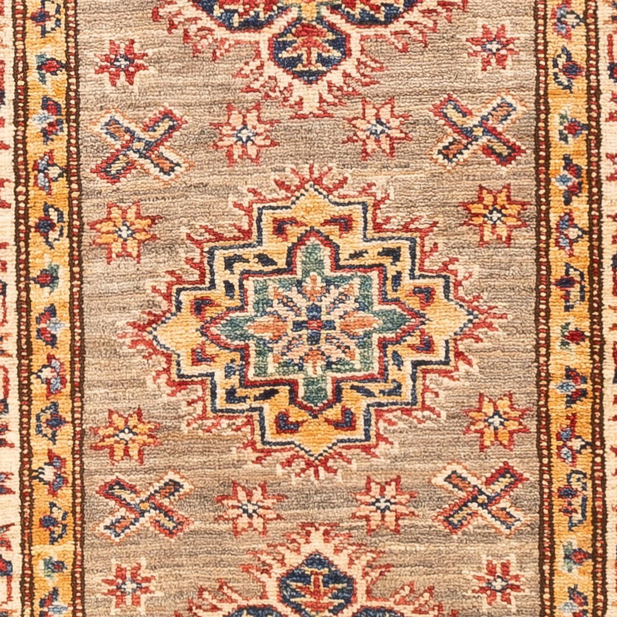 Alfombra de pasillo Alfombra Ziegler - Kazak - 166 x 60 cm - beige oscuro