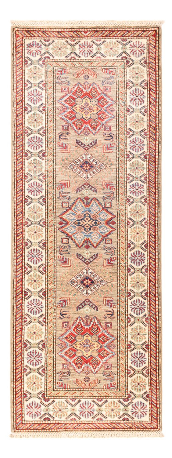 Alfombra de pasillo Alfombra Ziegler - Kazak - 194 x 74 cm - beige