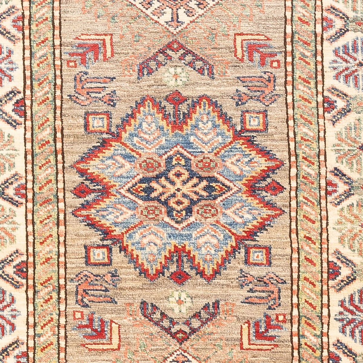 Alfombra de pasillo Alfombra Ziegler - Kazak - 194 x 74 cm - beige