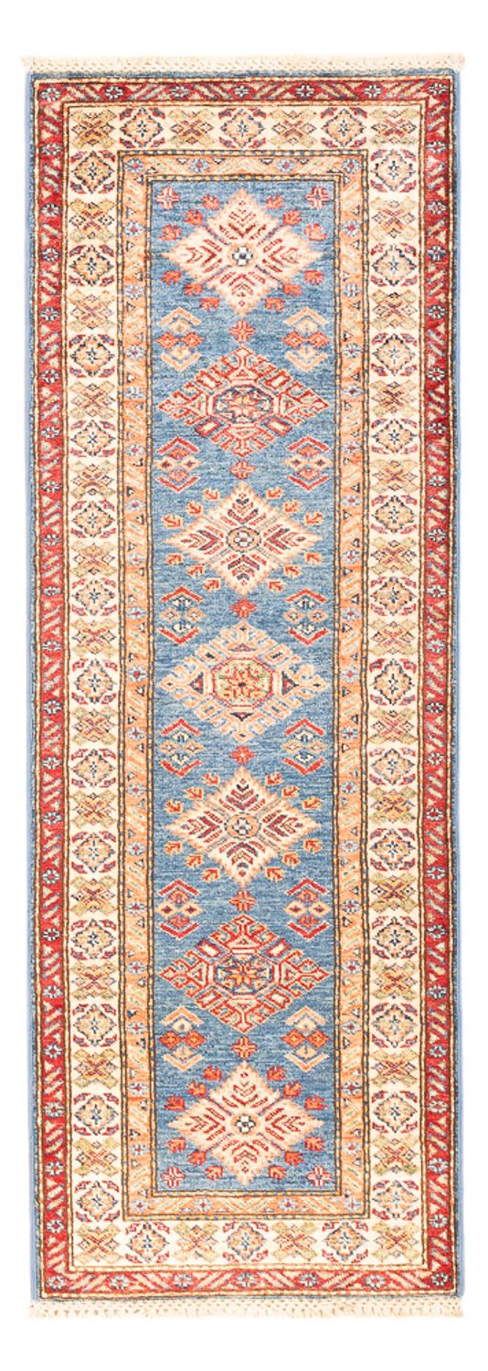 Alfombra de pasillo Alfombra Ziegler - Kazak - 177 x 61 cm - azul claro