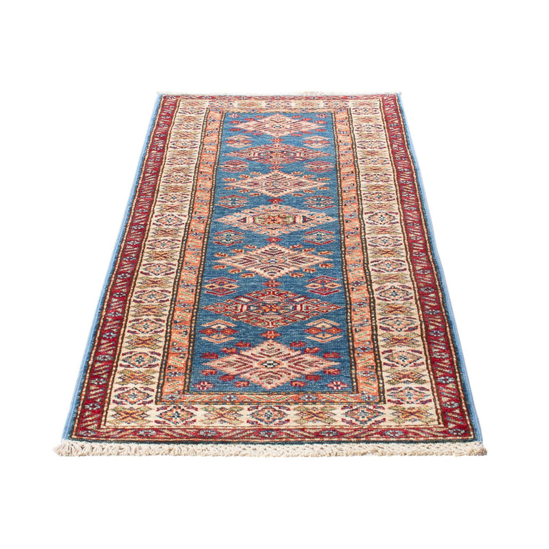 Alfombra de pasillo Alfombra Ziegler - Kazak - 177 x 61 cm - azul claro