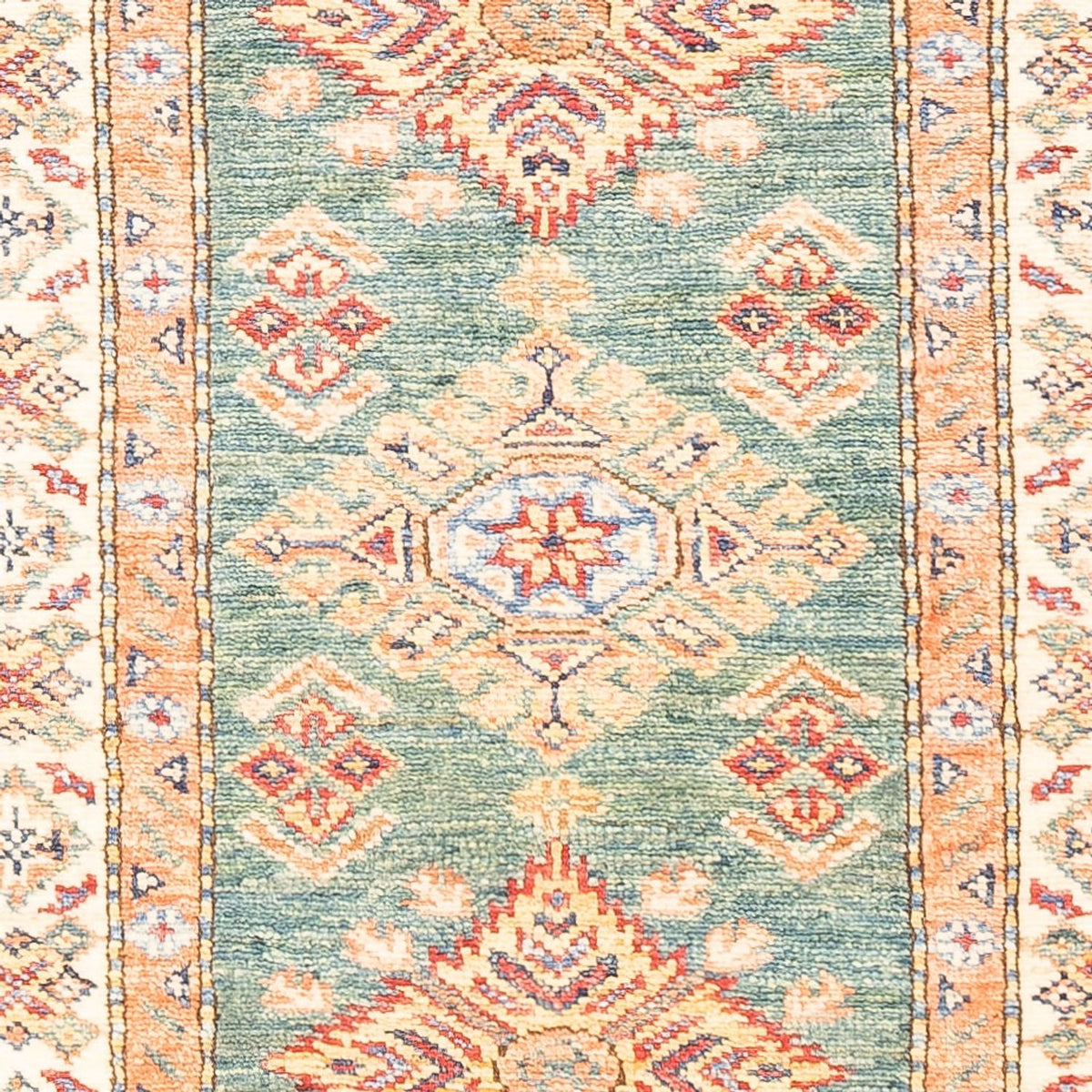 Alfombra de pasillo Alfombra Ziegler - Kazak - 181 x 61 cm - turquesa