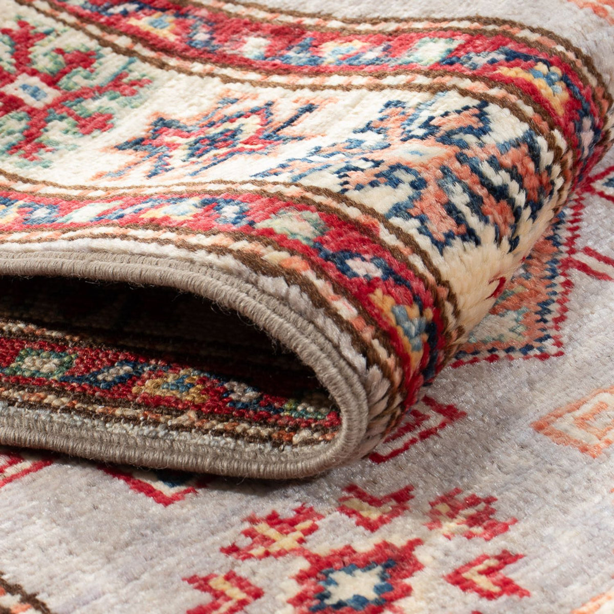 Alfombra de pasillo Alfombra Ziegler - Kazak - 180 x 57 cm - beige