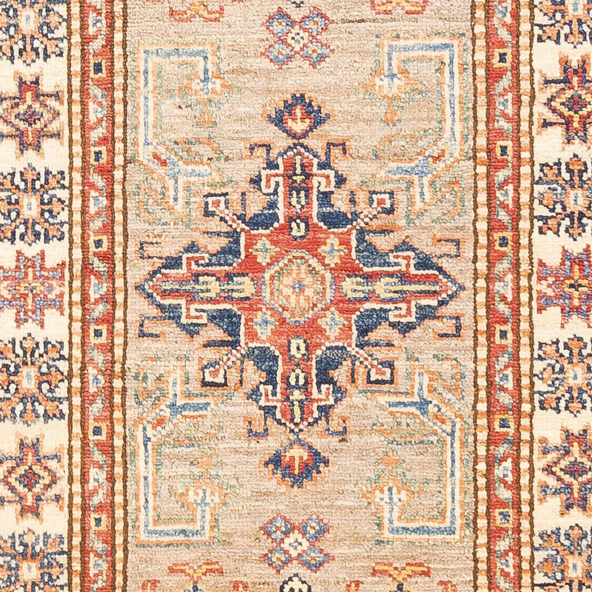 Alfombra de pasillo Alfombra Ziegler - Kazak - 187 x 56 cm - beige