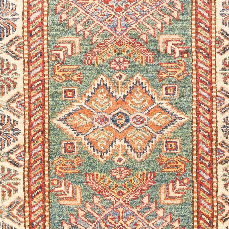 Alfombra de pasillo Alfombra Ziegler - Kazak - 198 x 76 cm - verde claro
