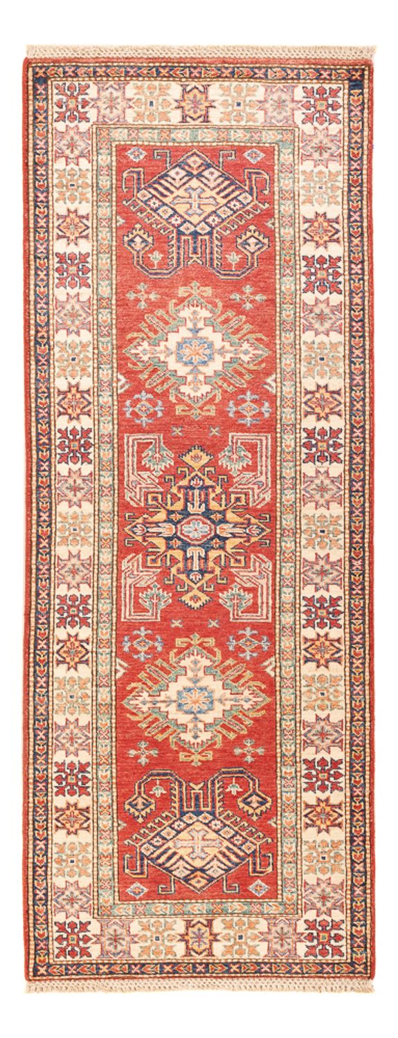 Alfombra de pasillo Alfombra Ziegler - Kazak - 190 x 73 cm - rojo claro