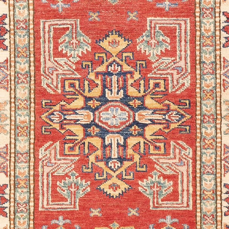 Alfombra de pasillo Alfombra Ziegler - Kazak - 190 x 73 cm - rojo claro