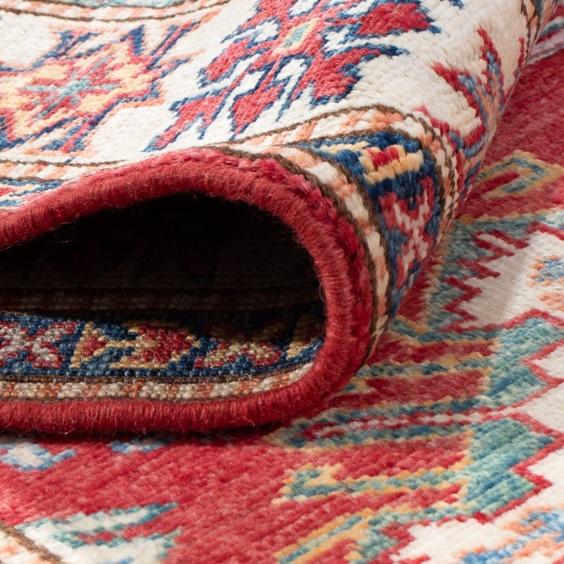 Alfombra de pasillo Alfombra Ziegler - Kazak - 190 x 73 cm - rojo claro