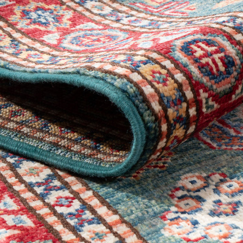 Alfombra de pasillo Alfombra Ziegler - Kazak - 187 x 60 cm - verde claro