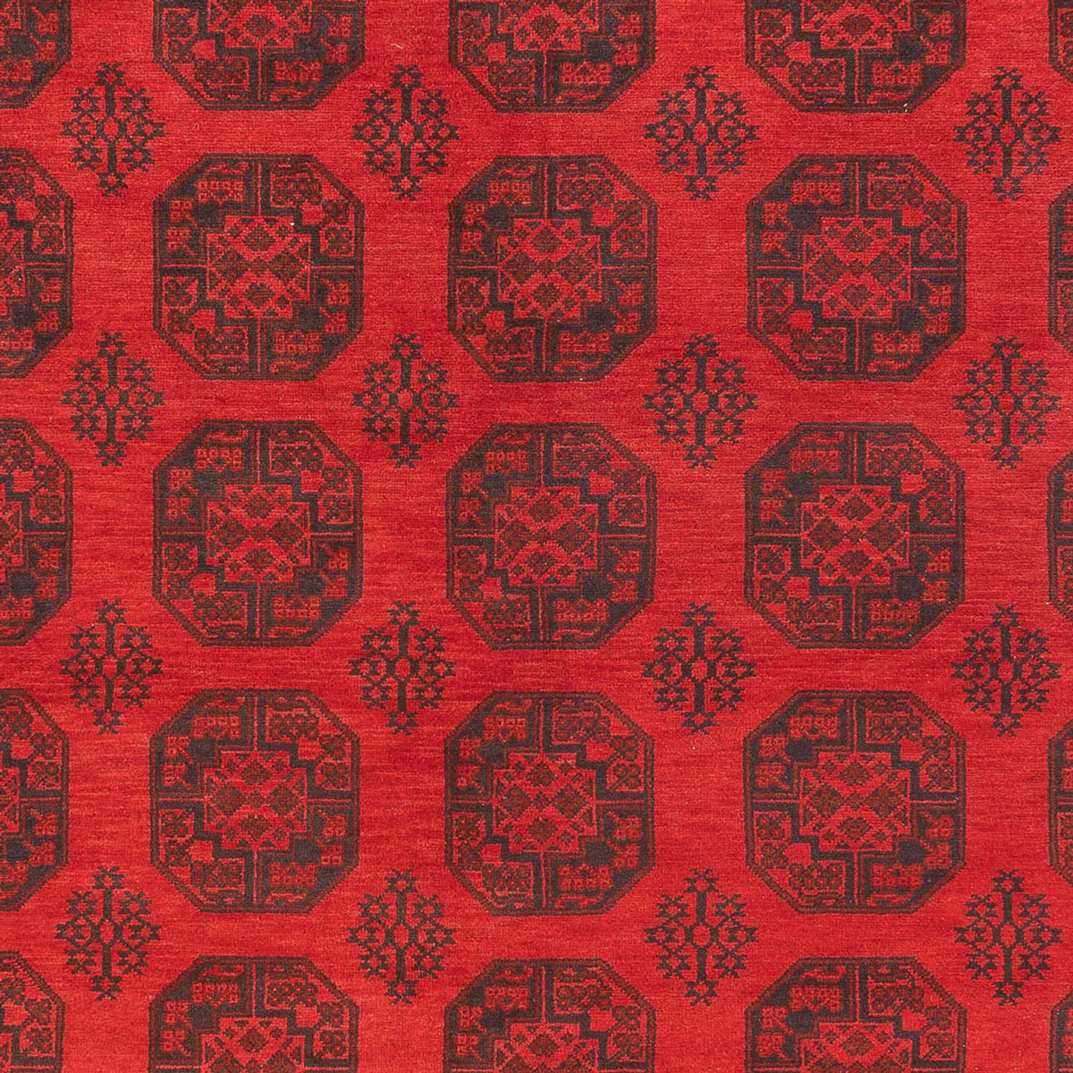 Alfombra afgana - Filpa - 401 x 309 cm - rojo