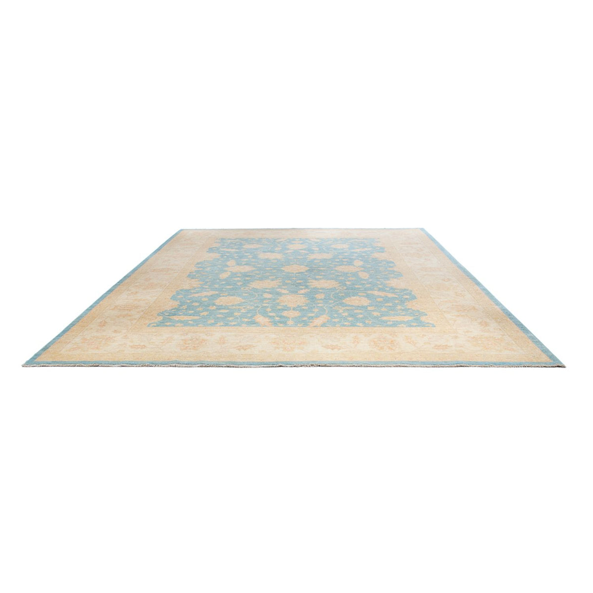 Alfombra Ziegler - 393 x 303 cm - azul claro