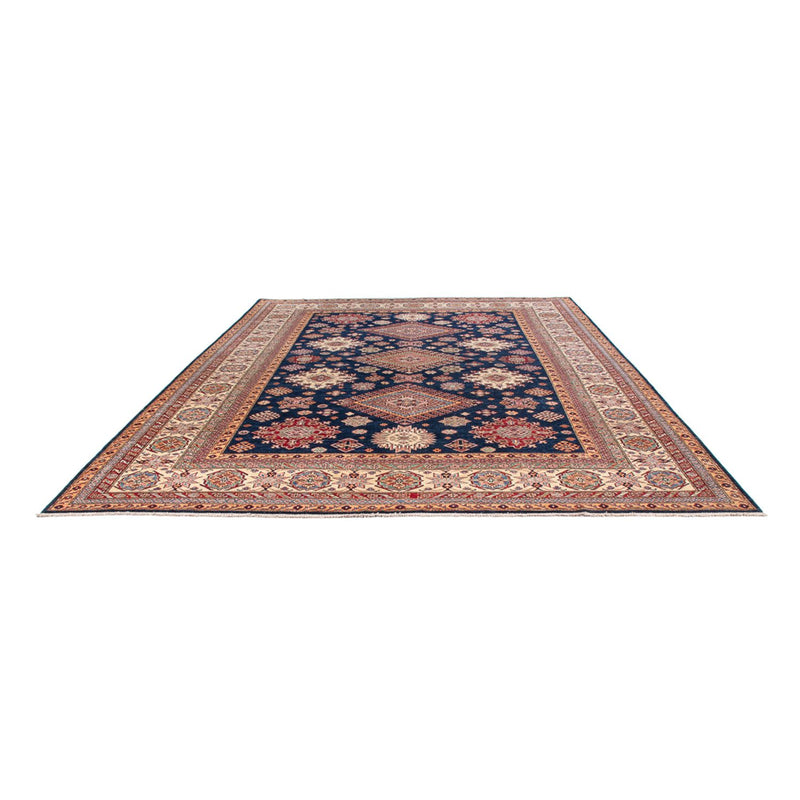Alfombra Ziegler - Kazak - 410 x 305 cm - azul oscuro