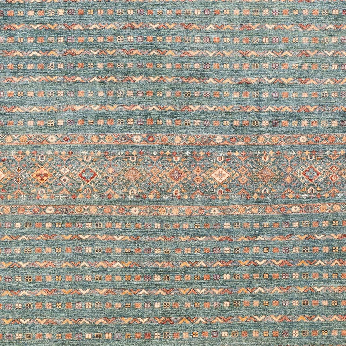 Alfombra Ziegler - Shal - 389 x 296 cm - azul petróleo