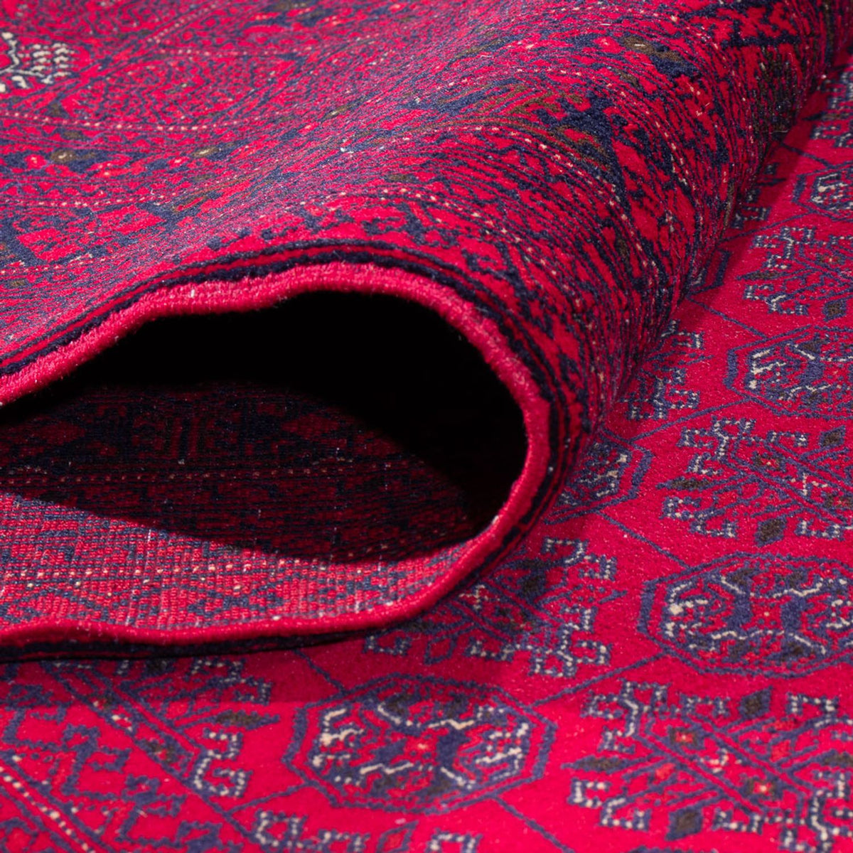 Alfombra afgana - Real - 380 x 292 cm - rojo