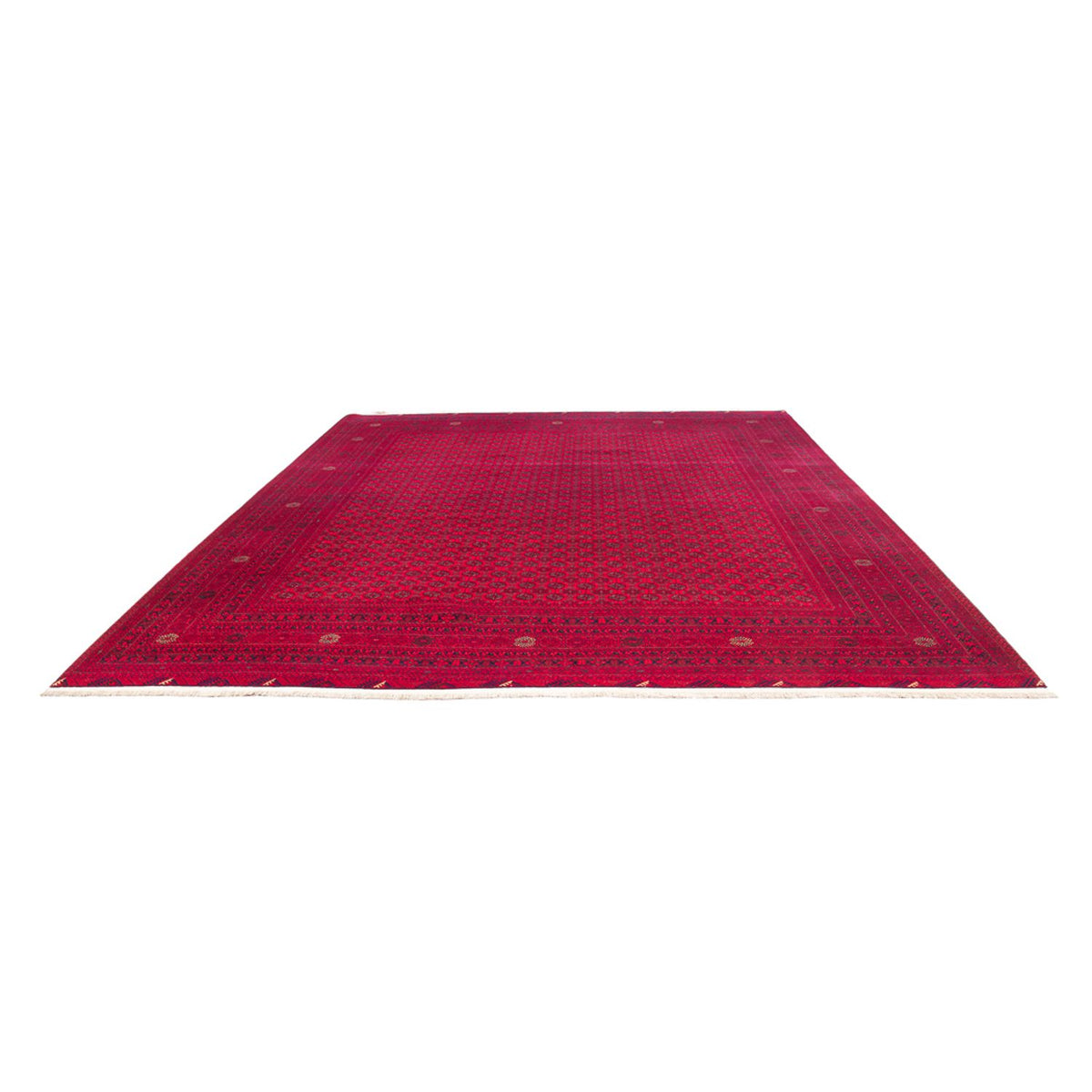 Alfombra afgana - Real - 380 x 292 cm - rojo