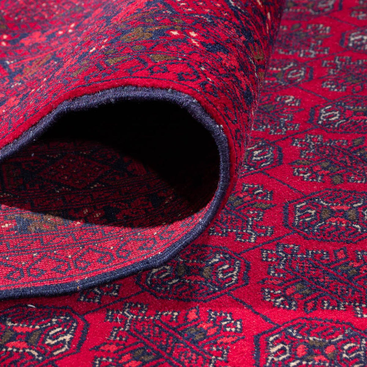 Alfombra afgana - Real - 404 x 294 cm - rojo