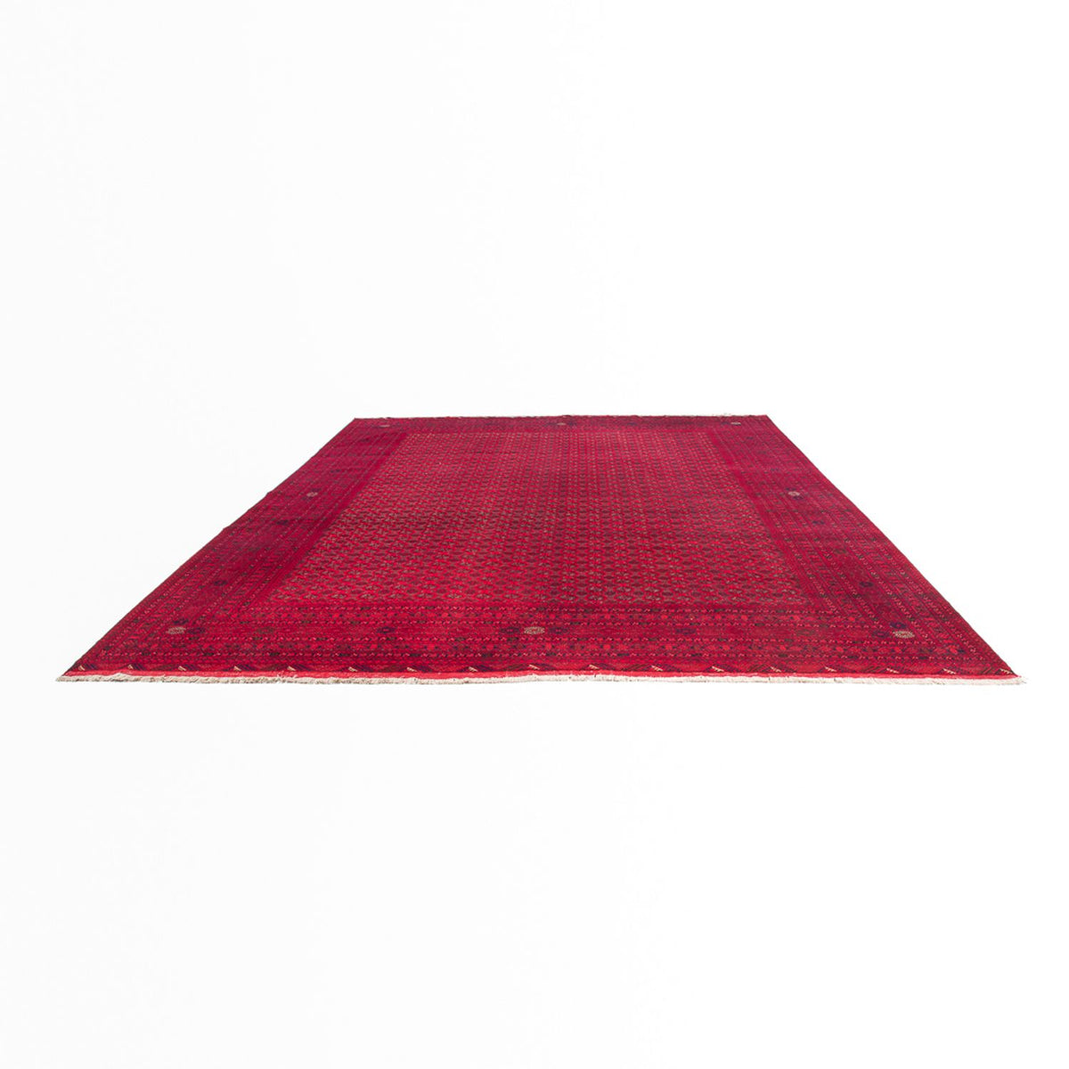 Alfombra afgana - Real - 404 x 294 cm - rojo