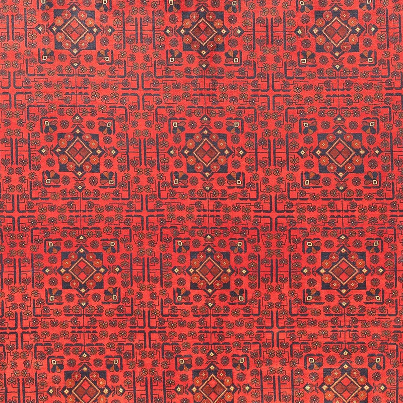 Alfombra afgana - Kunduz - 376 x 294 cm - rojo