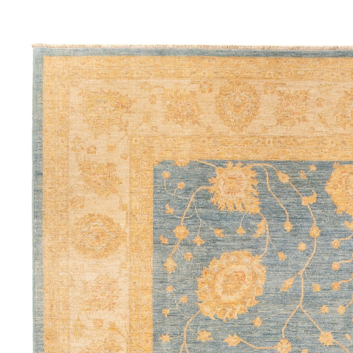Alfombra Ziegler - 369 x 273 cm - azul marino