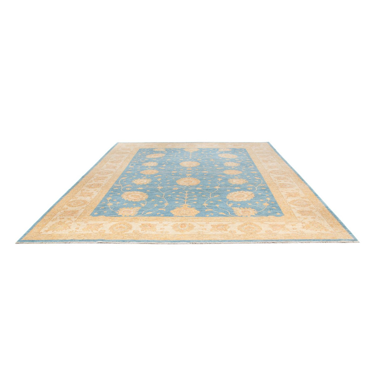 Alfombra Ziegler - 369 x 273 cm - azul marino