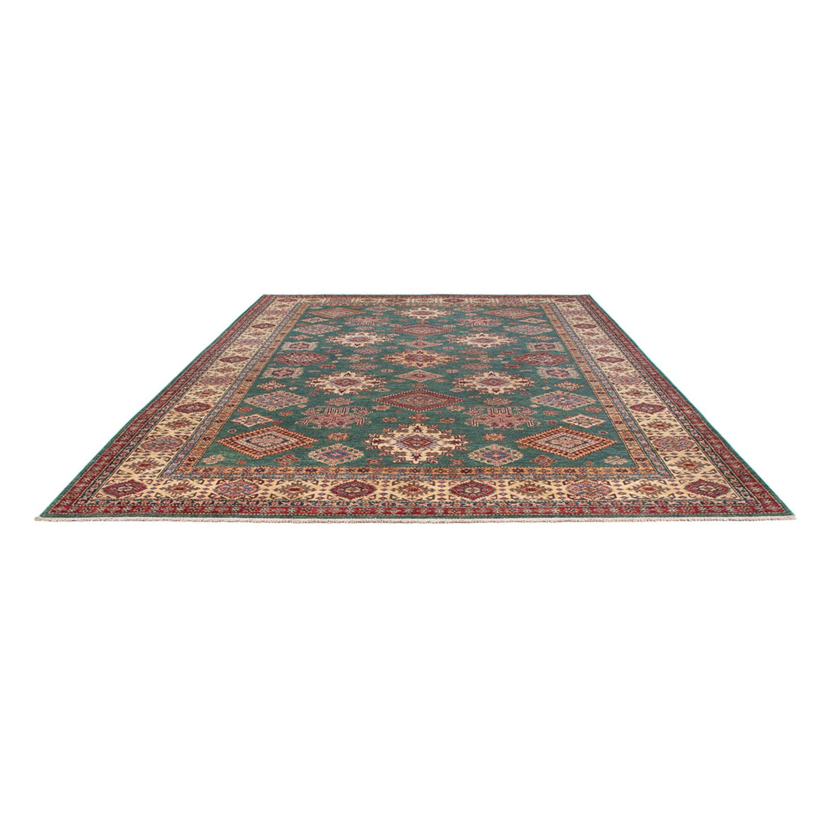 Alfombra Ziegler - Kazak - 363 x 267 cm - verde menta