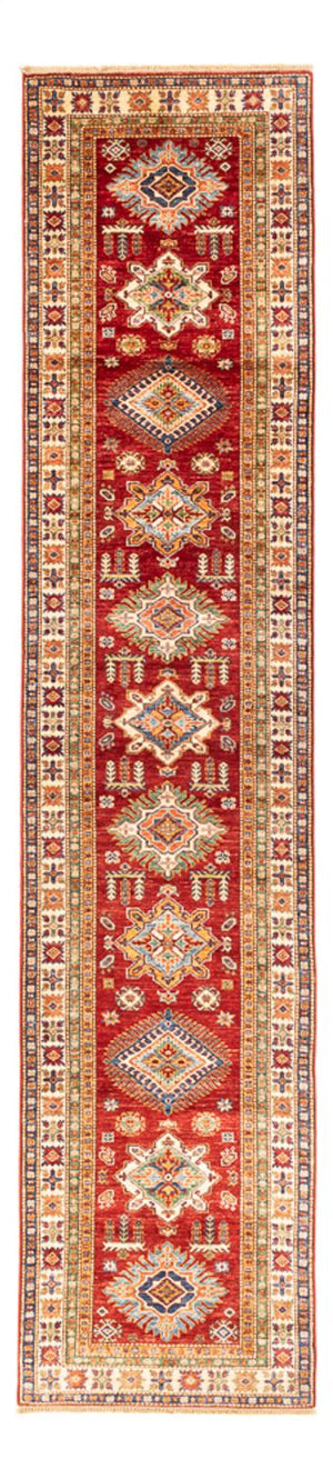 Alfombra de pasillo Alfombra Ziegler - Kazak - 395 x 87 cm - rojo