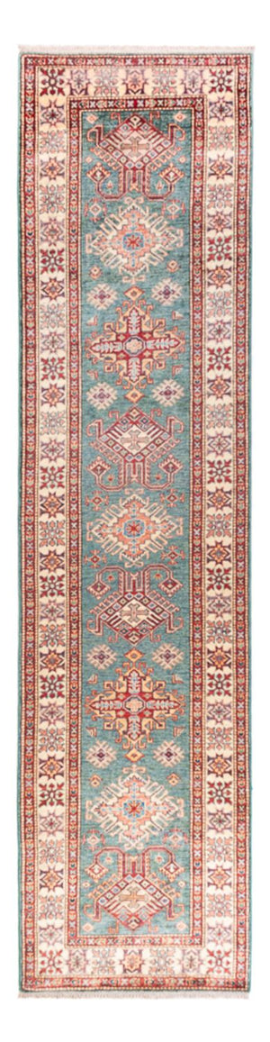 Alfombra de pasillo Alfombra Ziegler - Kazak - 326 x 80 cm - turquesa