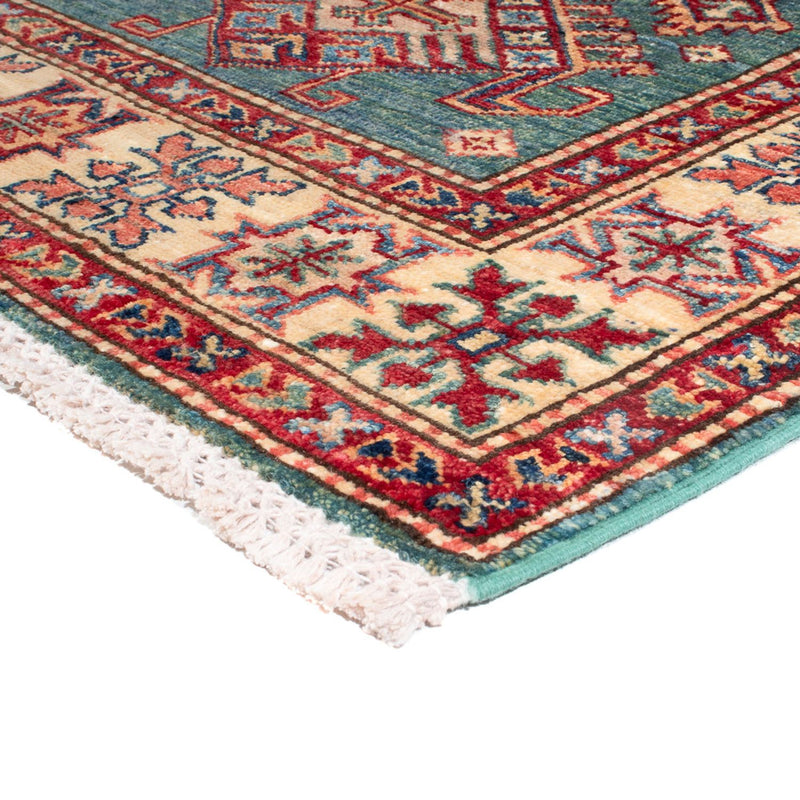 Alfombra de pasillo Alfombra Ziegler - Kazak - 326 x 80 cm - turquesa