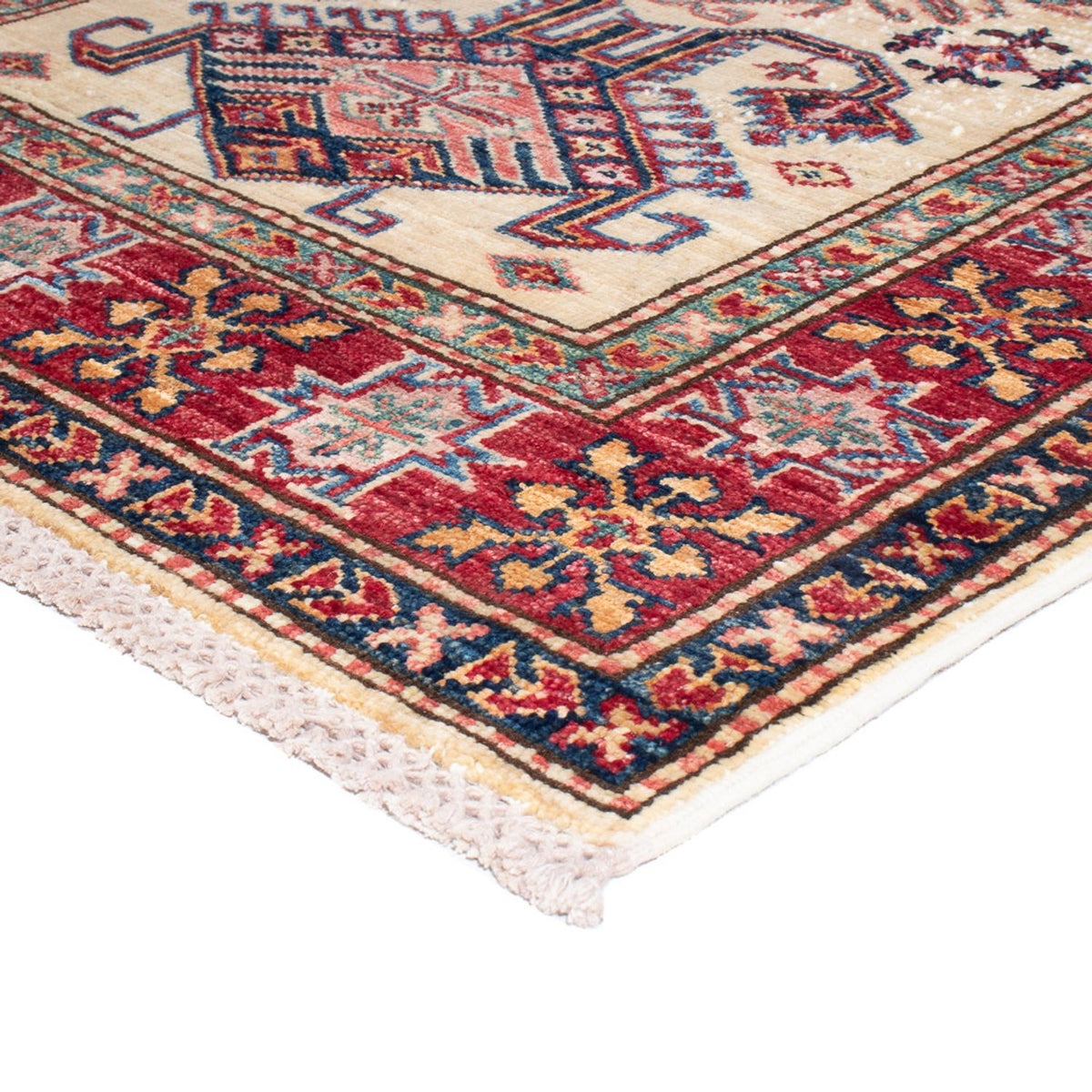 Alfombra de pasillo Alfombra Ziegler - Kazak - 296 x 80 cm - beige