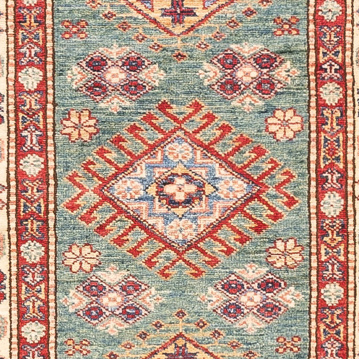 Alfombra de pasillo Alfombra Ziegler - Kazak - 294 x 84 cm - turquesa