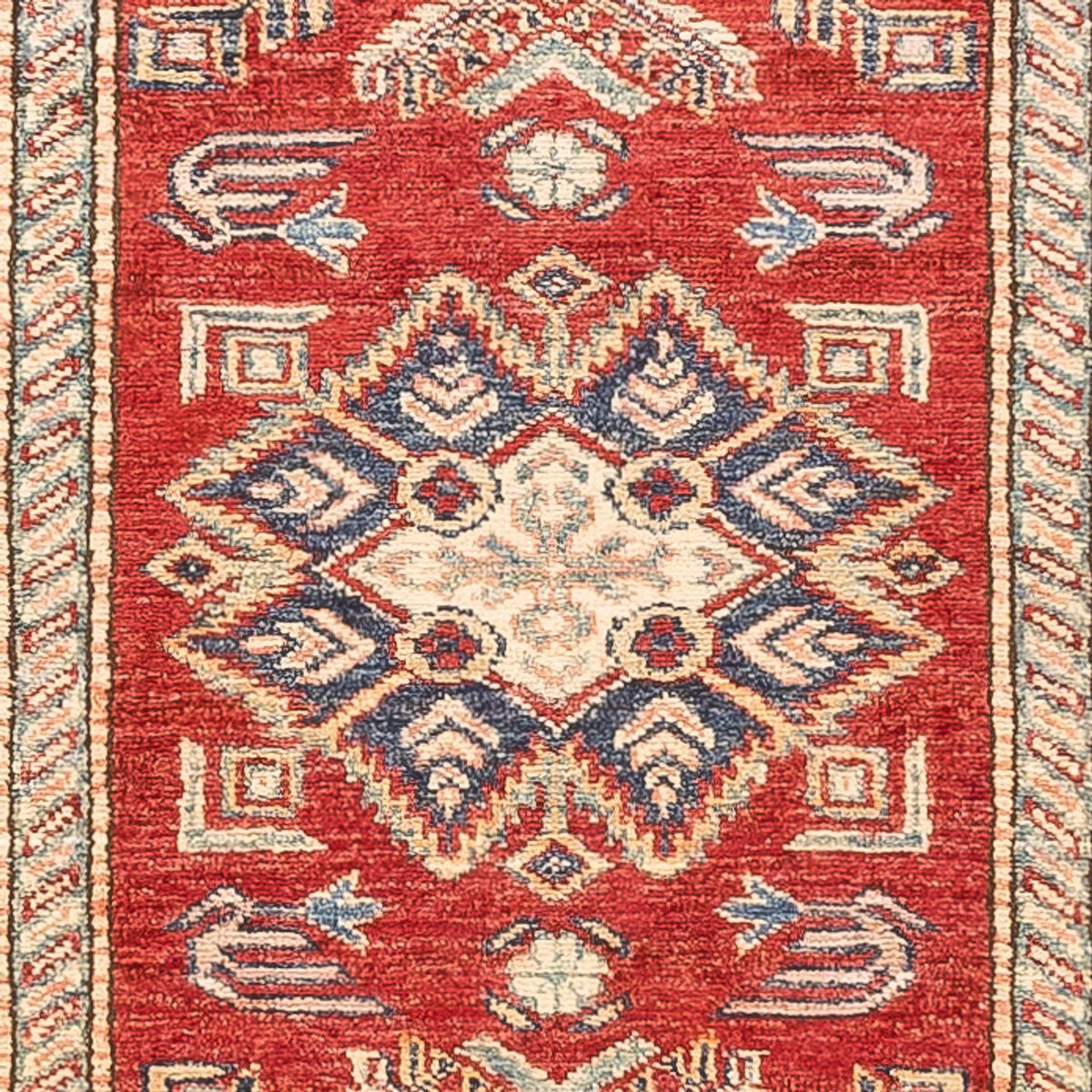 Alfombra de pasillo Alfombra Ziegler - Kazak - 304 x 83 cm - rojo