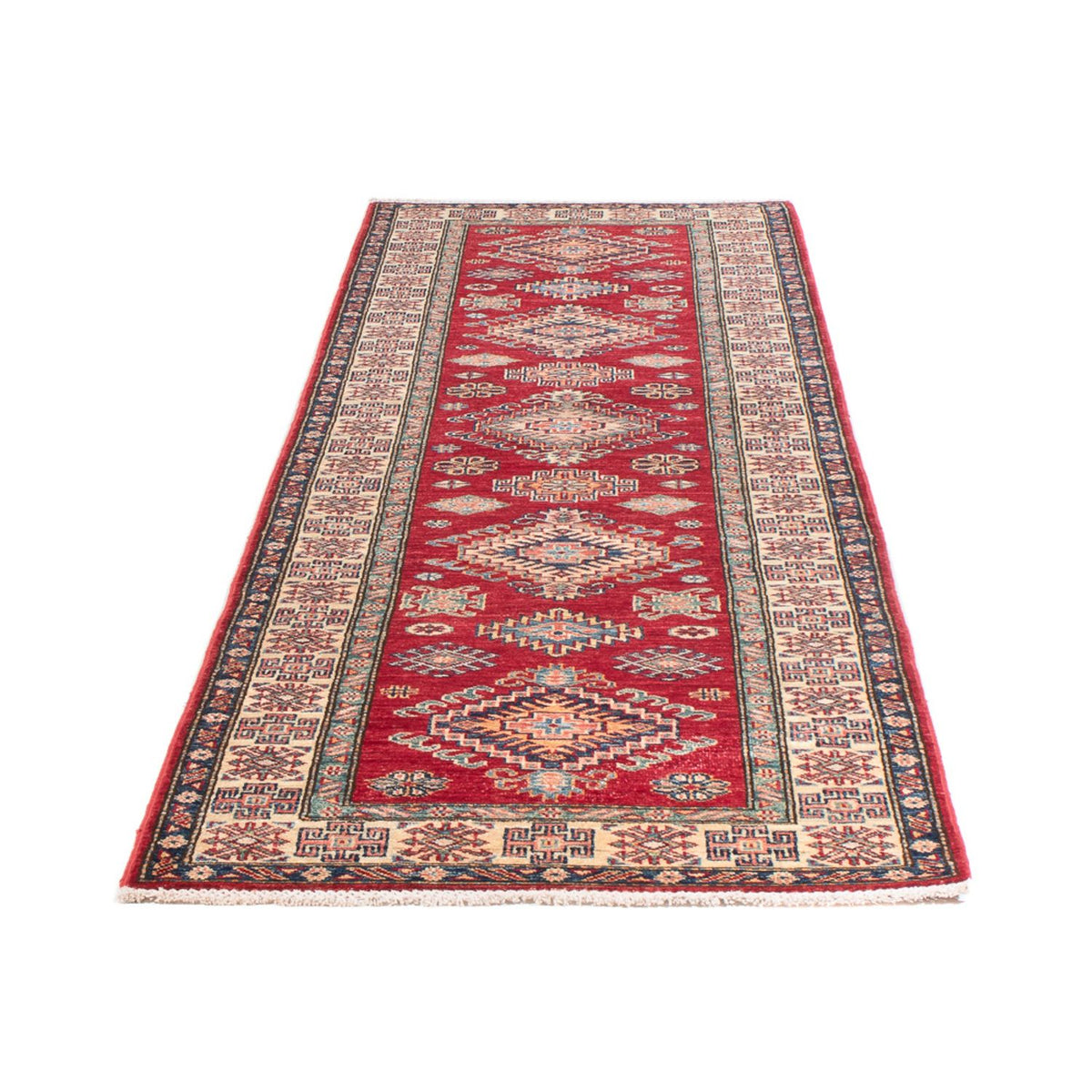 Alfombra de pasillo Alfombra Ziegler - Kazak - 295 x 81 cm - rojo