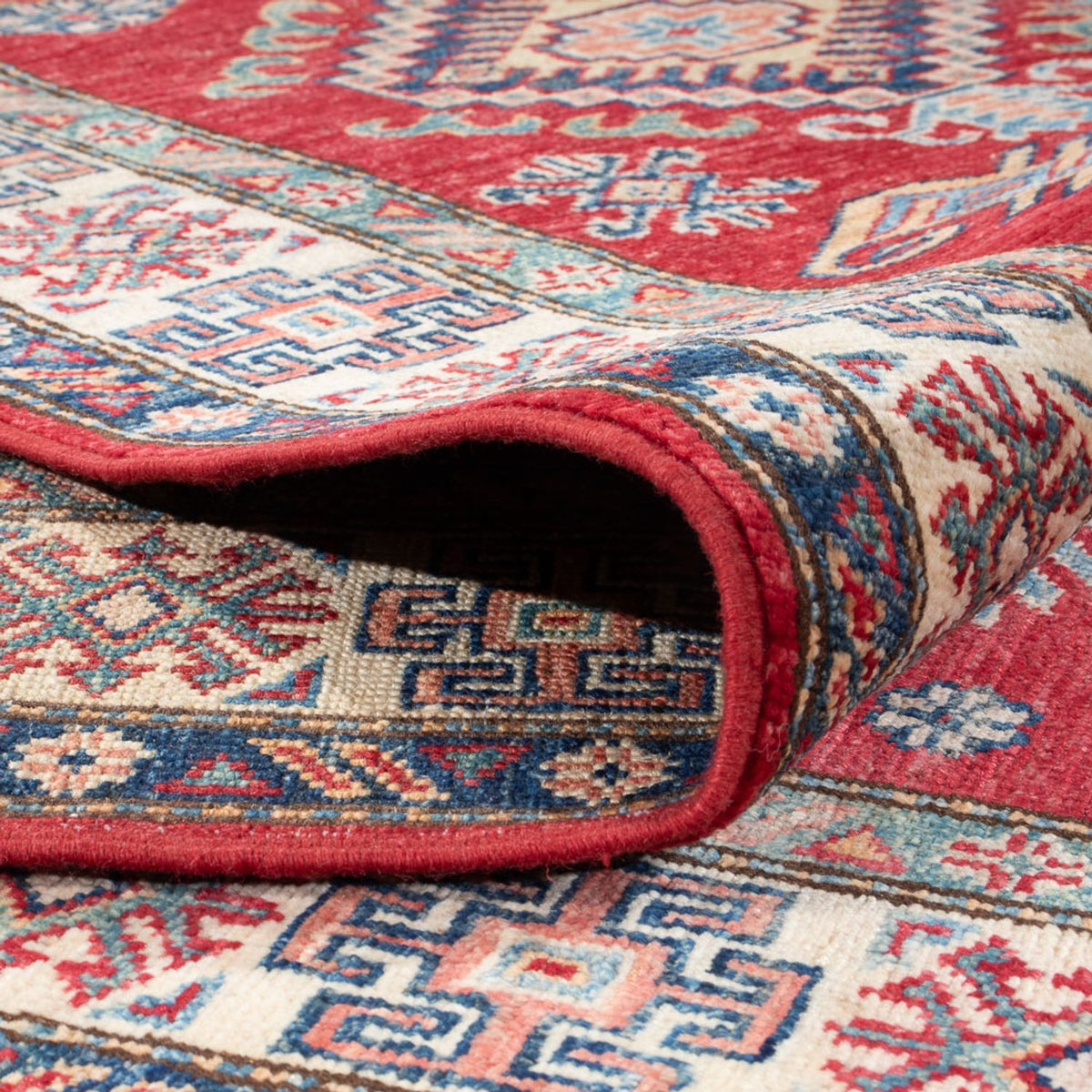 Alfombra de pasillo Alfombra Ziegler - Kazak - 305 x 80 cm - rojo