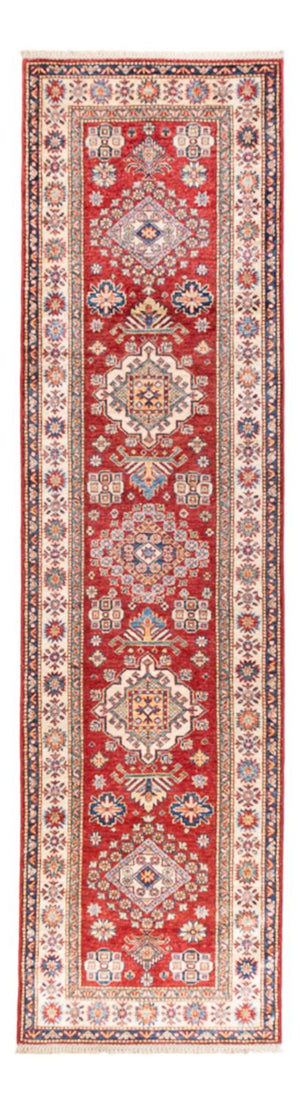 Alfombra de pasillo Alfombra Ziegler - Kazak - 302 x 79 cm - rojo