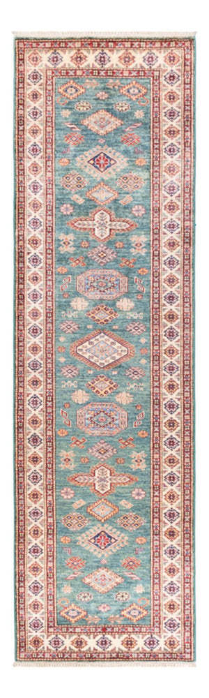 Alfombra de pasillo Alfombra Ziegler - Kazak - 302 x 83 cm - turquesa